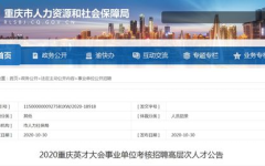 重庆人才网最新招聘信息,多岗位待选，应届生及社会人士不容错过！